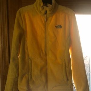 Yellow fleece north face
